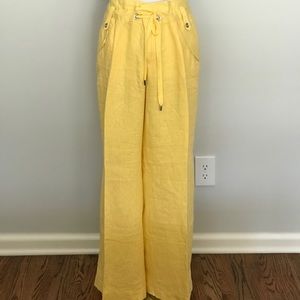 INC Linen Drawstring Pants
